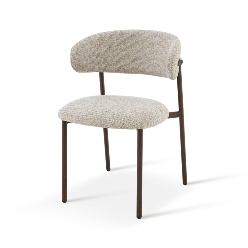 Ovale eettafel Judit en 4 eetkamerstoelen Zahra S