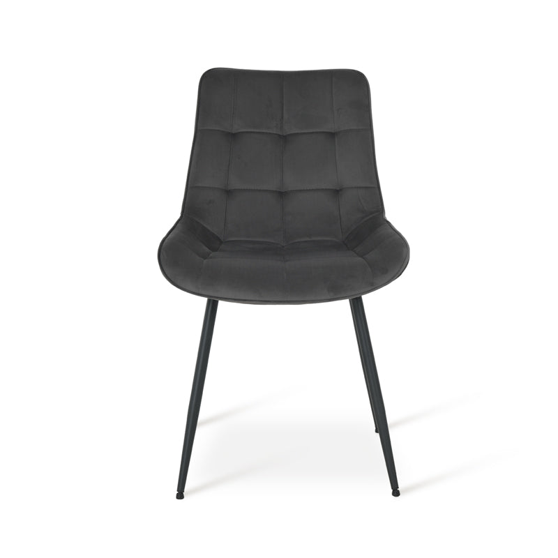 Orozco Eetkamerstoel [Set van 2] [Fluweel]