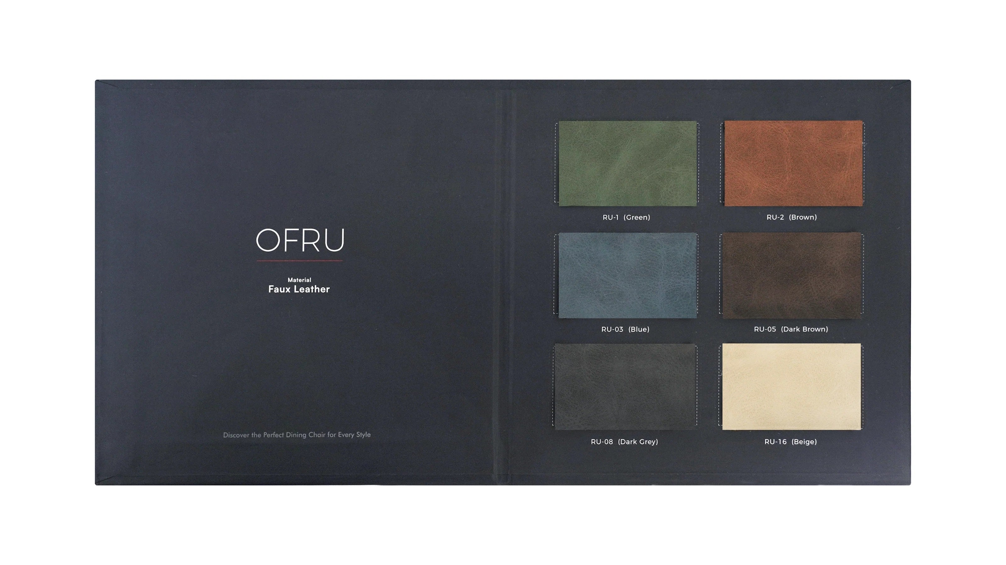 Ofcasa Muster [Pu-Leder] [Samt] [Leinenstoff & Boucle]