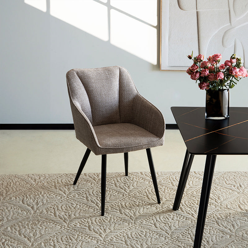 Ronde Eettafel Verónica en 4 Sienna Garden Eetkamerstoel [Eetkamerset]