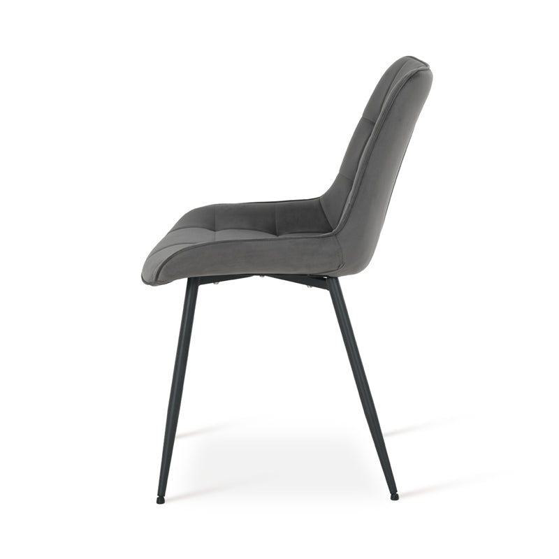 Orozco Eetkamerstoel [Set van 2] [Fluweel]