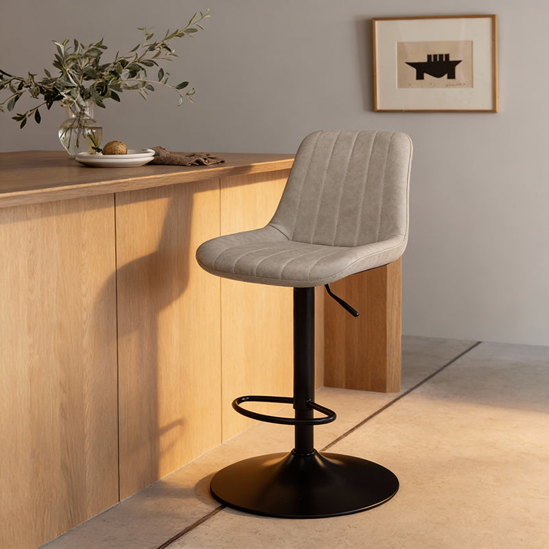 Jarvis AH Barkruk [Set van 2] [Kunstleer] [62 cm-82 cm]