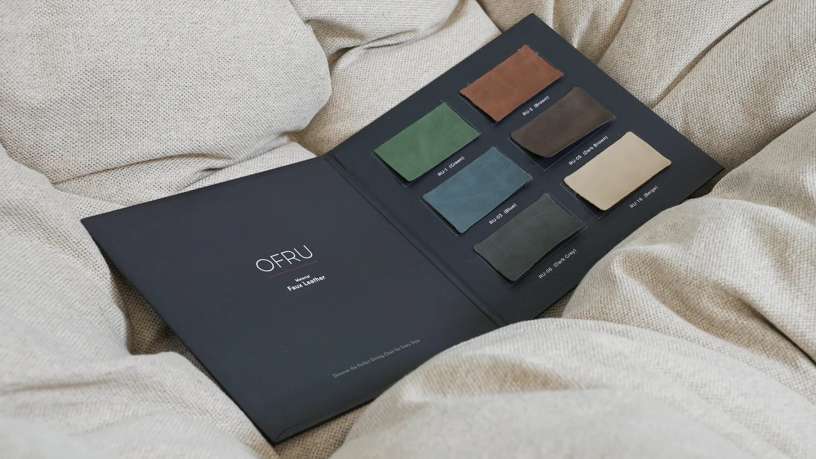 Ofcasa Muster [Pu-Leder] [Samt] [Leinenstoff & Boucle]