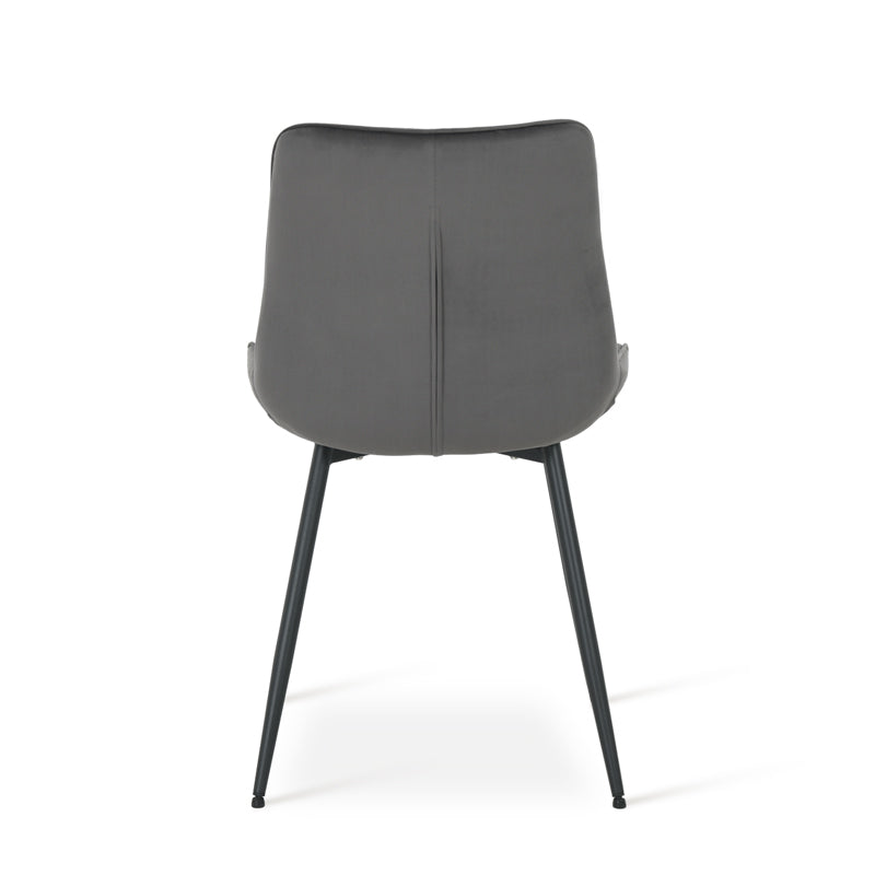Orozco Eetkamerstoel [Set van 2] [Fluweel]