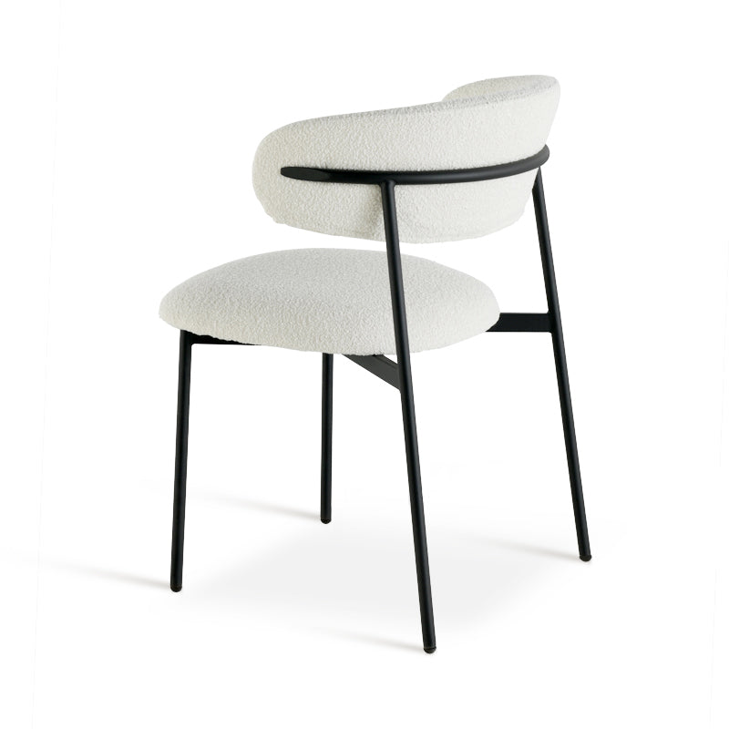 Runder Esstisch Gemma und 4 Esszimmerstuhl Zahra [Esszimmerset] Ofcasafurniture DE