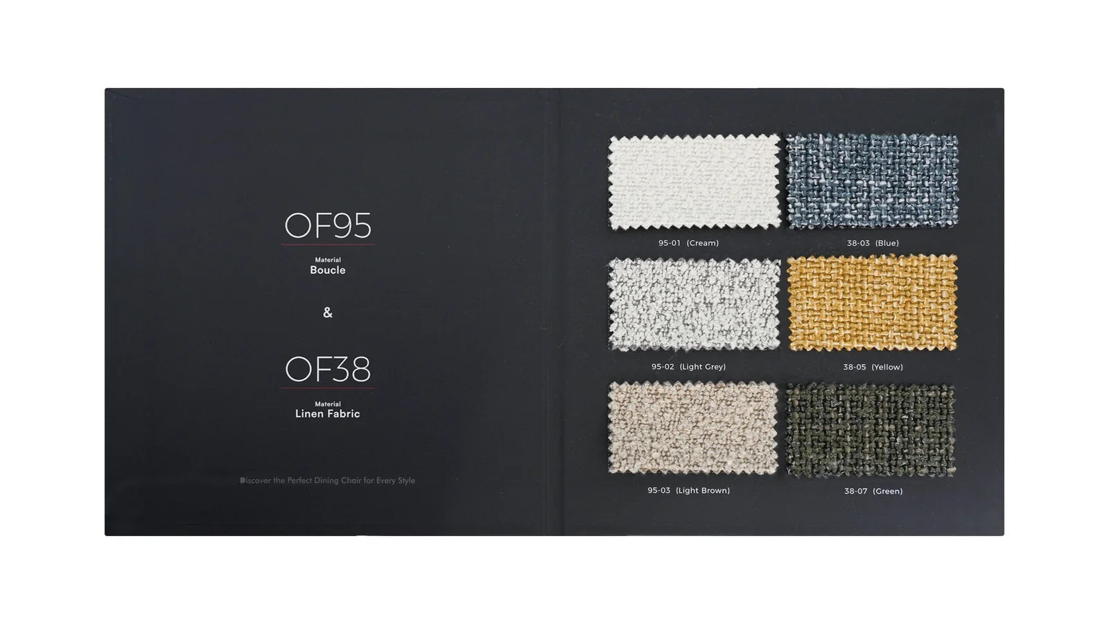 Ofcasa Muster [Pu-Leder] [Samt] [Leinenstoff & Boucle]