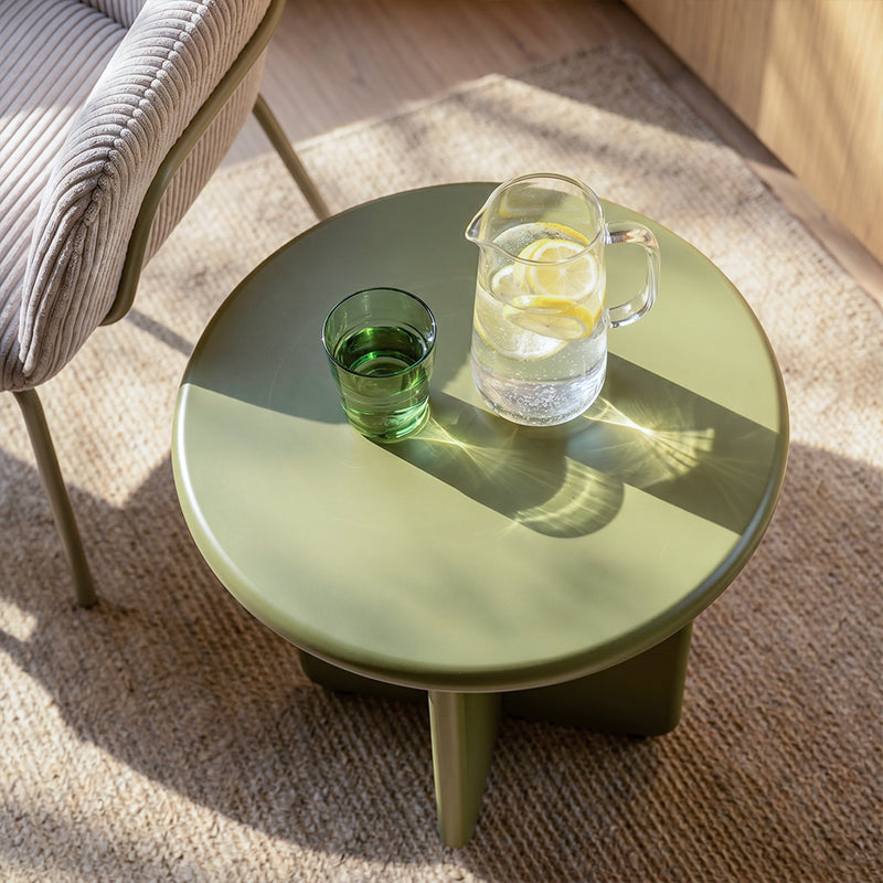 Chelsea Ronde Salontafel [Groen] [50 cm]