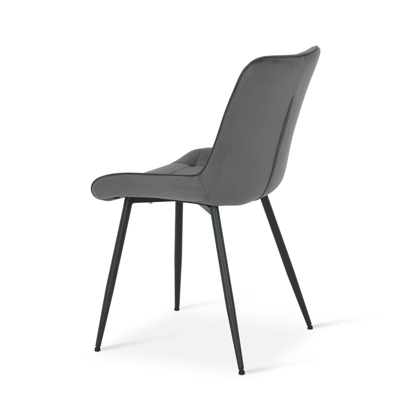 Orozco Eetkamerstoel [Set van 2] [Fluweel]