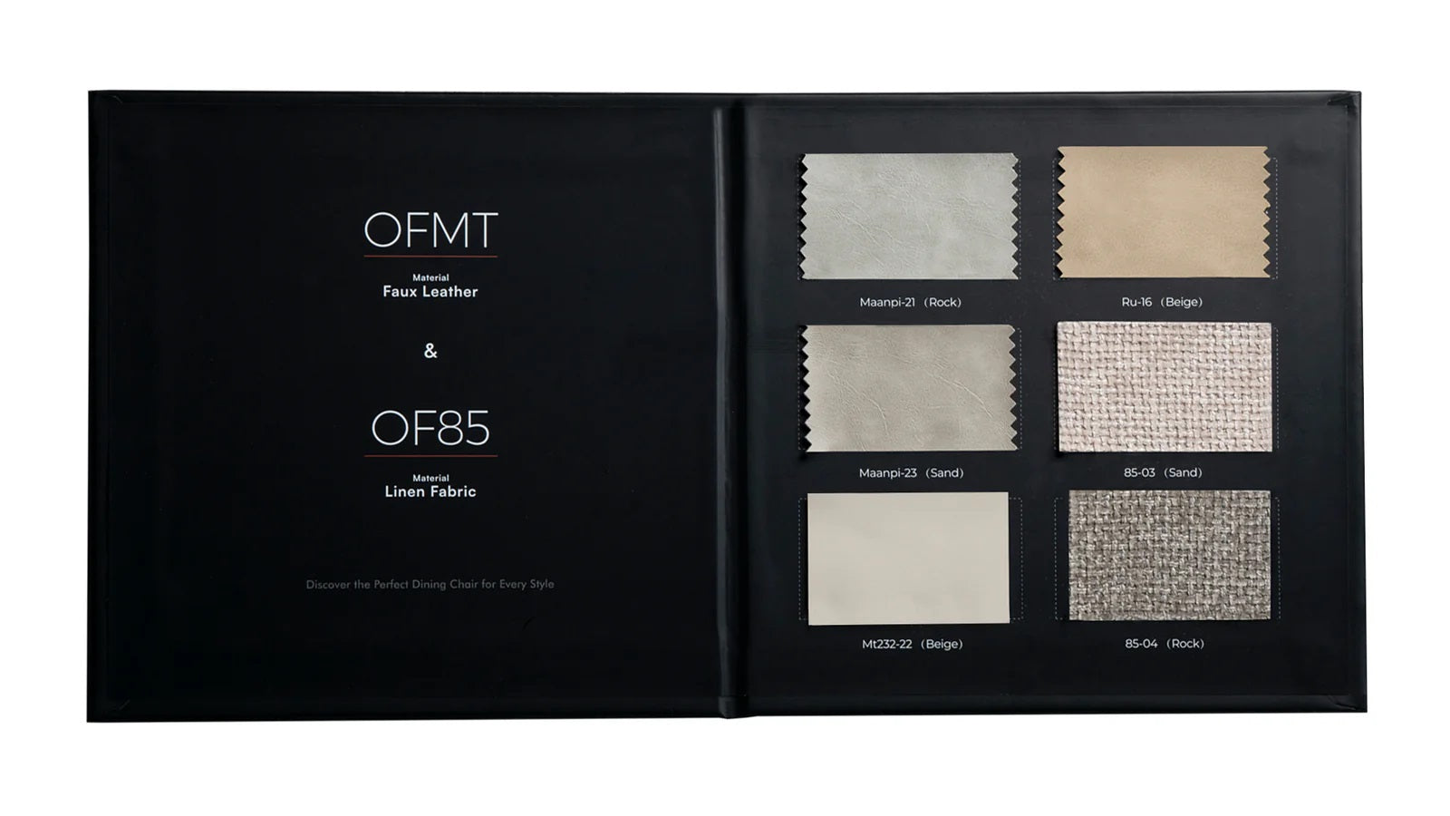 Ofcasa Muster [Pu-Leder] [Samt] [Leinenstoff & Boucle]