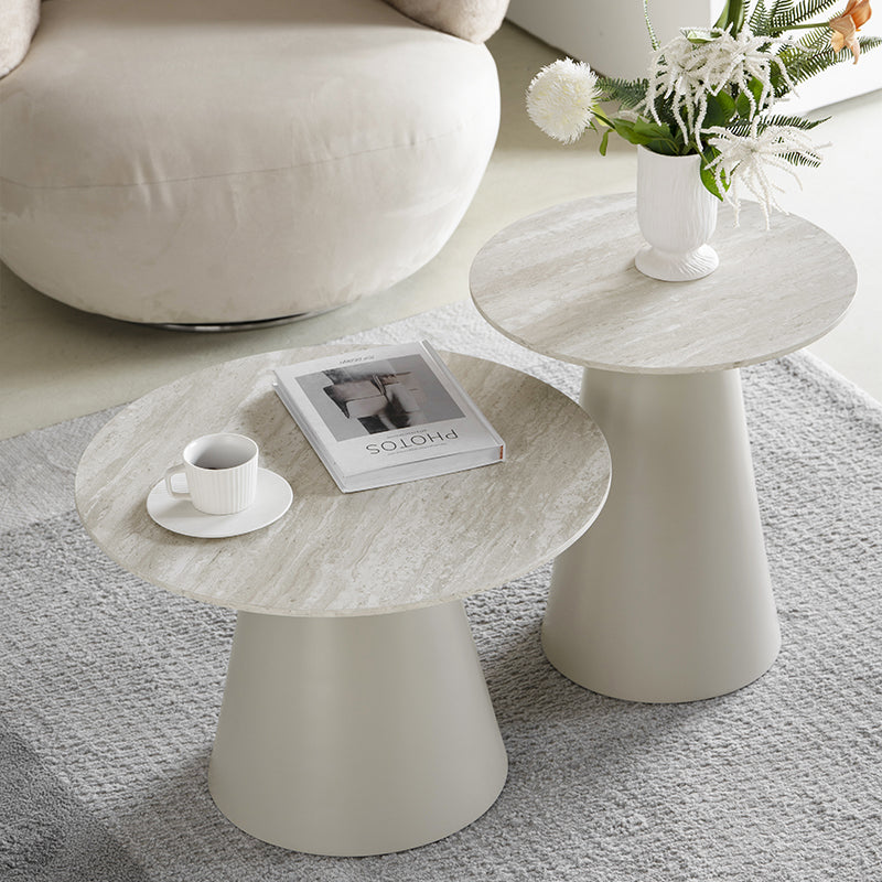 Tottie Salontafel [Travertin] [60 cm]