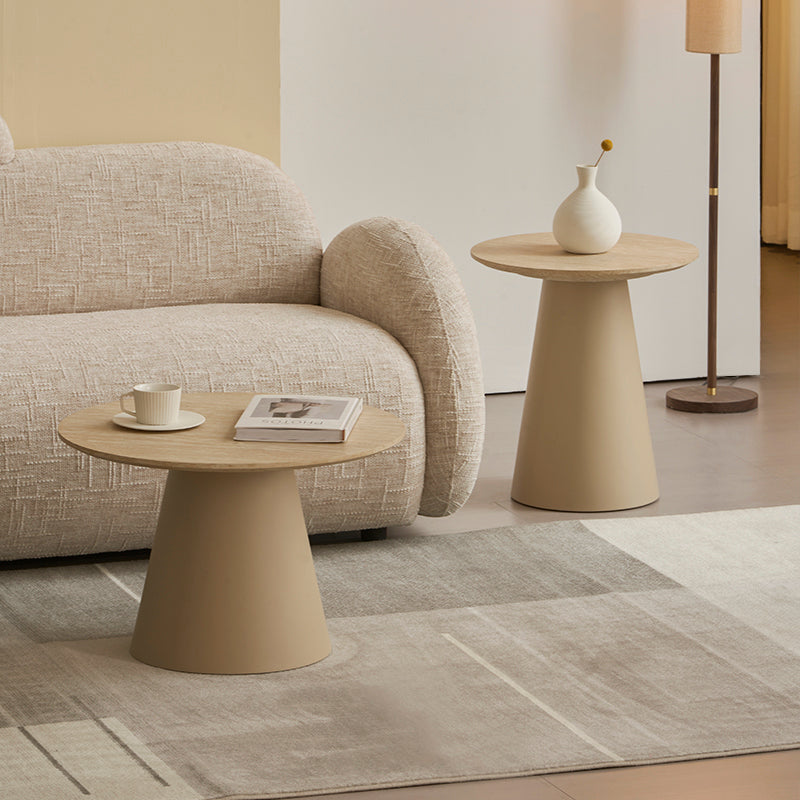 Beistelltisch Tottie Sleek [Travertin] [45 cm] Ofcasafurniture DE