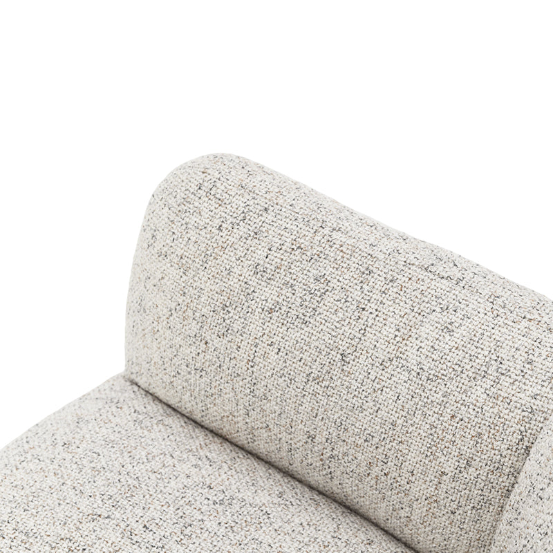 Sona 360° Draaibare Eetkamerstoel [Beige] [Set van 1] [Linnen Stof]