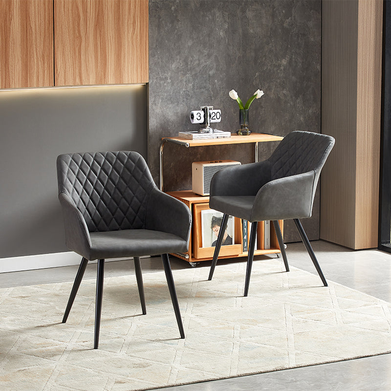 Frazer Diamond Eetkamerstoel [Set van 2] [Kunstleer]