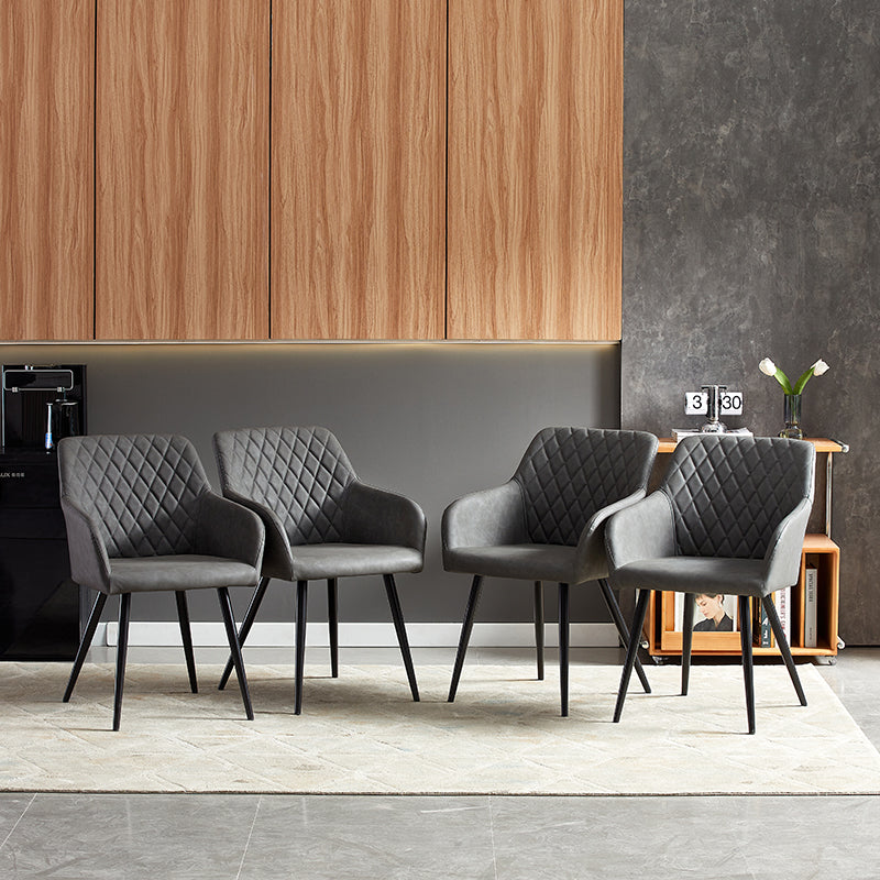 Frazer Diamond Eetkamerstoel [Set van 2] [Kunstleer]