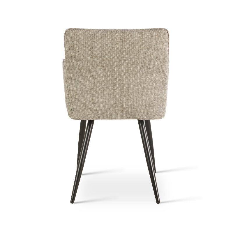 Armlehnenstuhl Kaya [2er Set] [Leinen Stoff] Ofcasafurniture DE