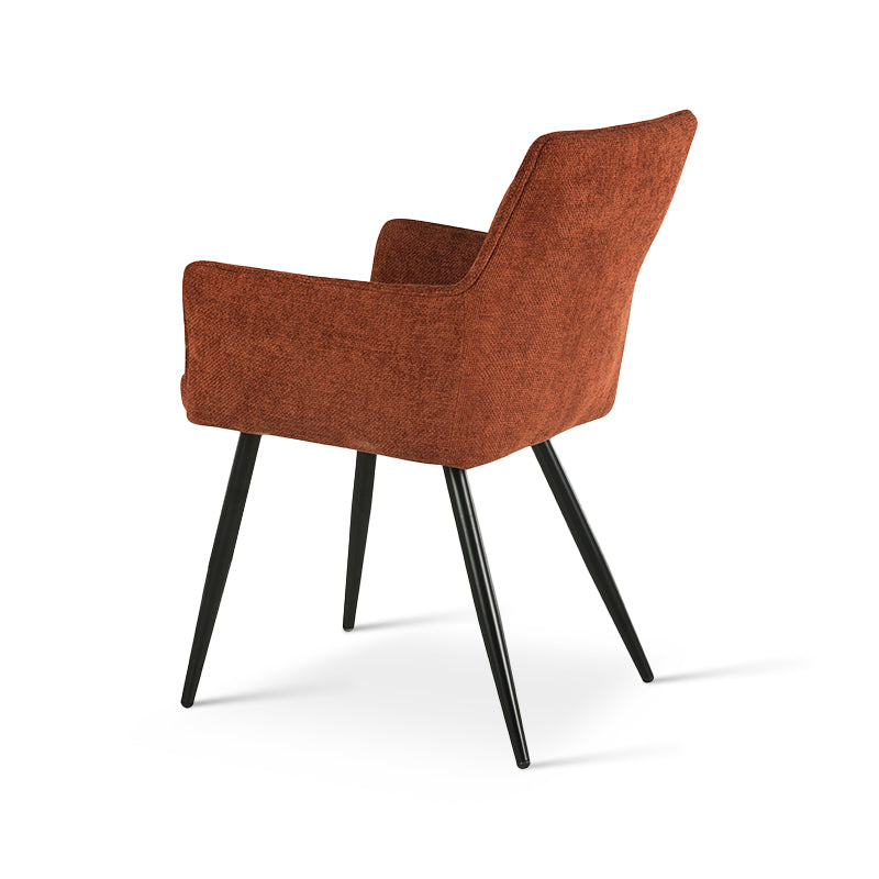 Armlehnenstuhl Kaya [2er Set] [Leinen Stoff] Ofcasafurniture DE