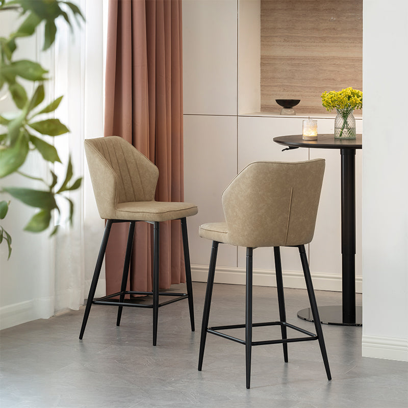 Aleena Barkruk [Set van 2] [Kunstleer] [65 cm]