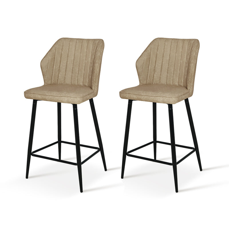 Aleena Barkruk [Set van 2] [Kunstleer] [65 cm]