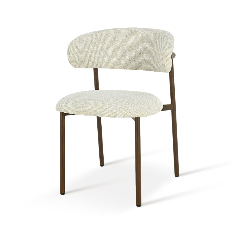 Zahra S Eetkamerstoel [Set van 2] [Linnen Stof] [⌀ 2,5 cm]