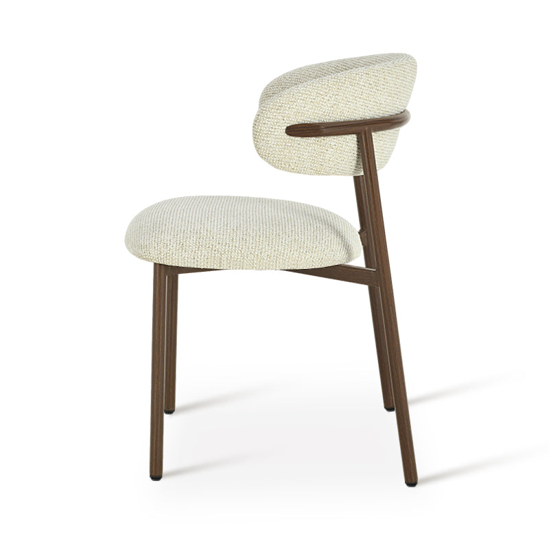 Zahra S Eetkamerstoel [Set van 2] [Linnen Stof] [⌀ 2,5 cm]