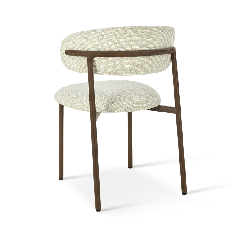 Zahra S Eetkamerstoel [Set van 2] [Linnen Stof] [⌀ 2,5 cm]