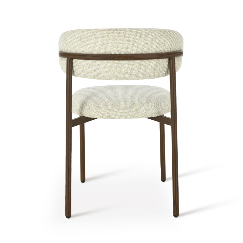 Zahra S Eetkamerstoel [Set van 2] [Linnen Stof] [⌀ 2,5 cm]