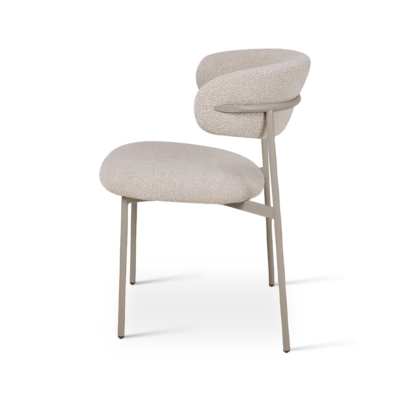 Zahra Eetkamerstoel [Set van 2] [Boucle Stof] [⌀ 1,9 cm]