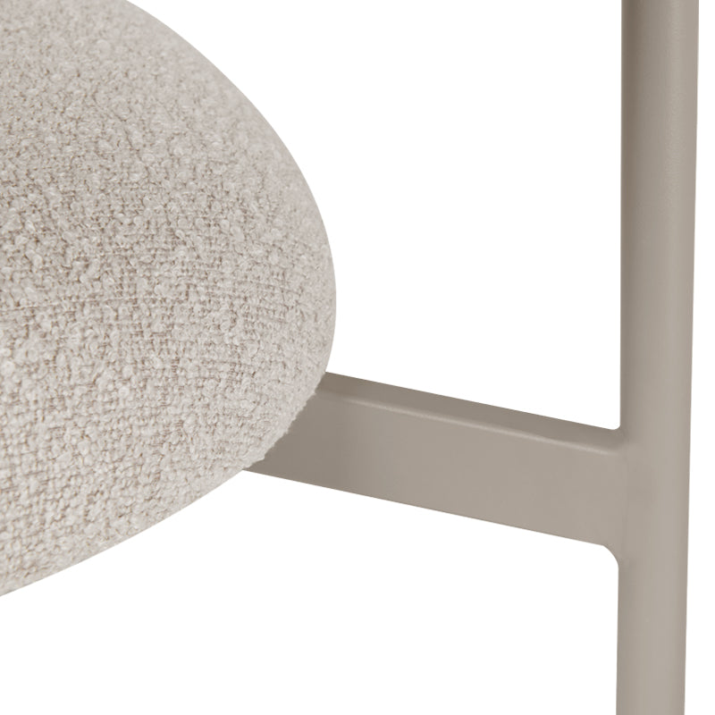 Zahra Eetkamerstoel [Set van 2] [Boucle Stof] [⌀ 1,9 cm]