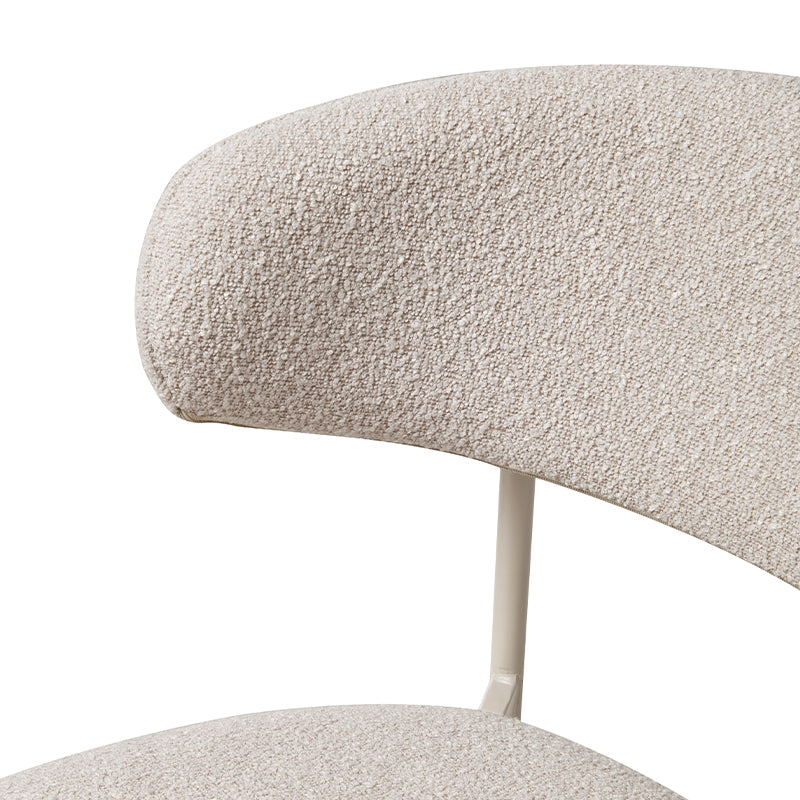 Zahra Eetkamerstoel [Set van 2] [Boucle Stof] [⌀ 1,9 cm]