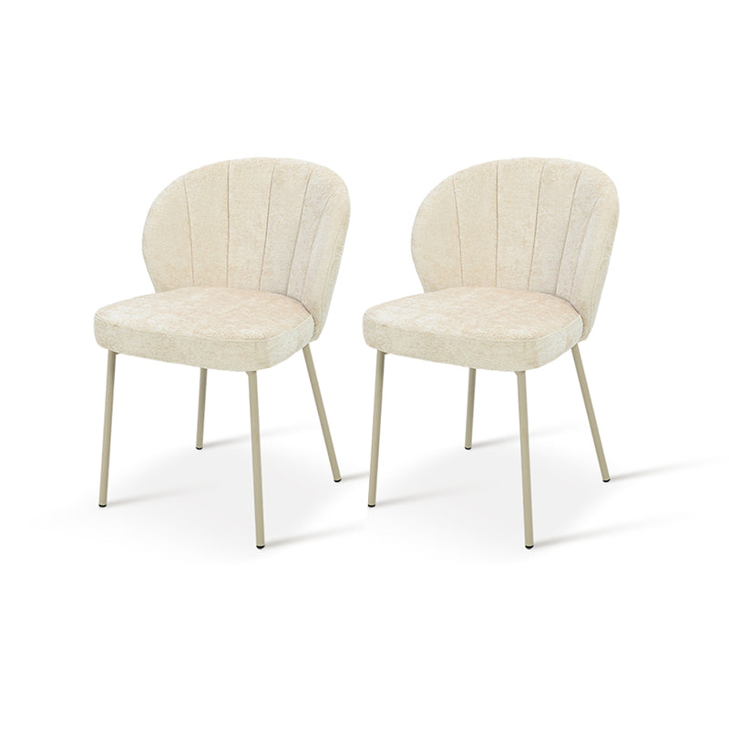Seraphina Eetkamerstoel [Chenille] [Set van 2]