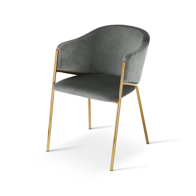 Dalila Eetkamerstoel [Set van 2] [Fluweel]