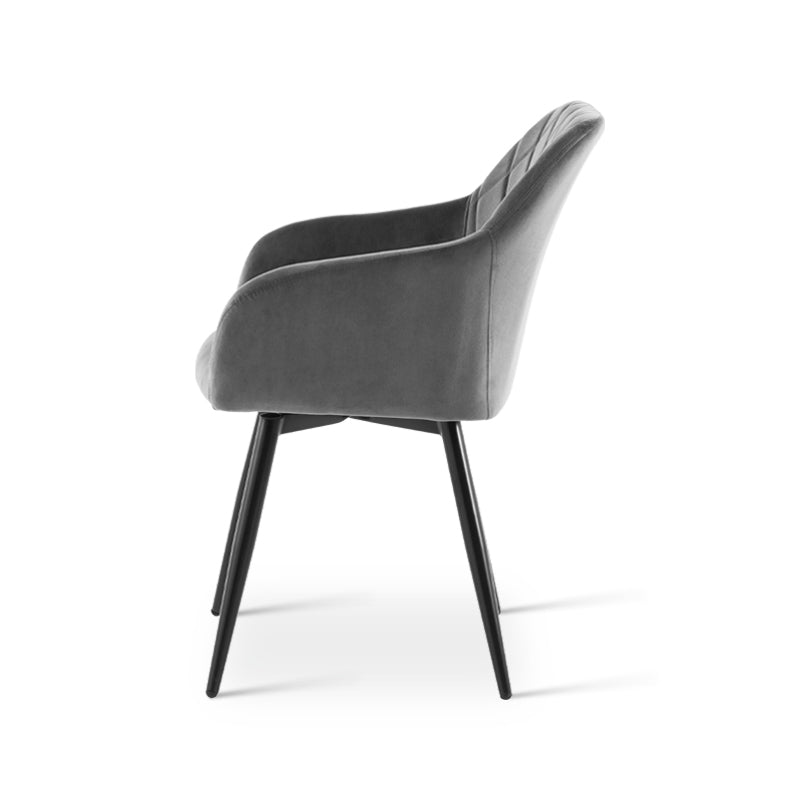 Frazer Diamond 360° Draaibare Eetkamerstoel [Set van 2] [Fluweel]