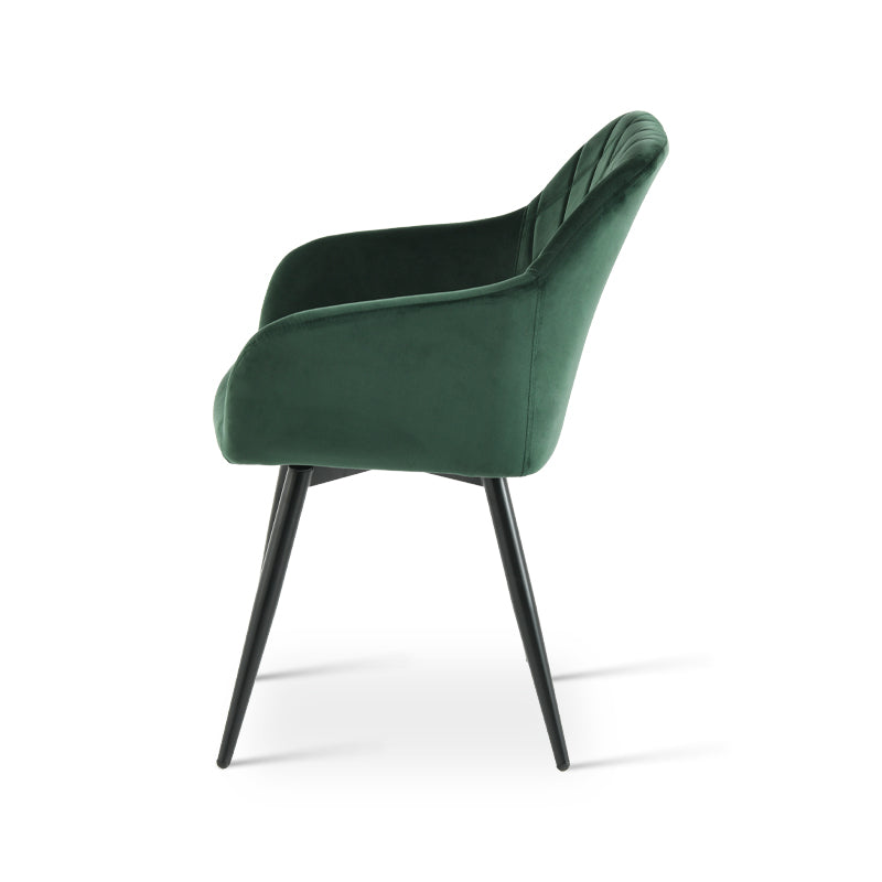 Frazer Diamond 360° Draaibare Eetkamerstoel [Set van 2] [Fluweel]