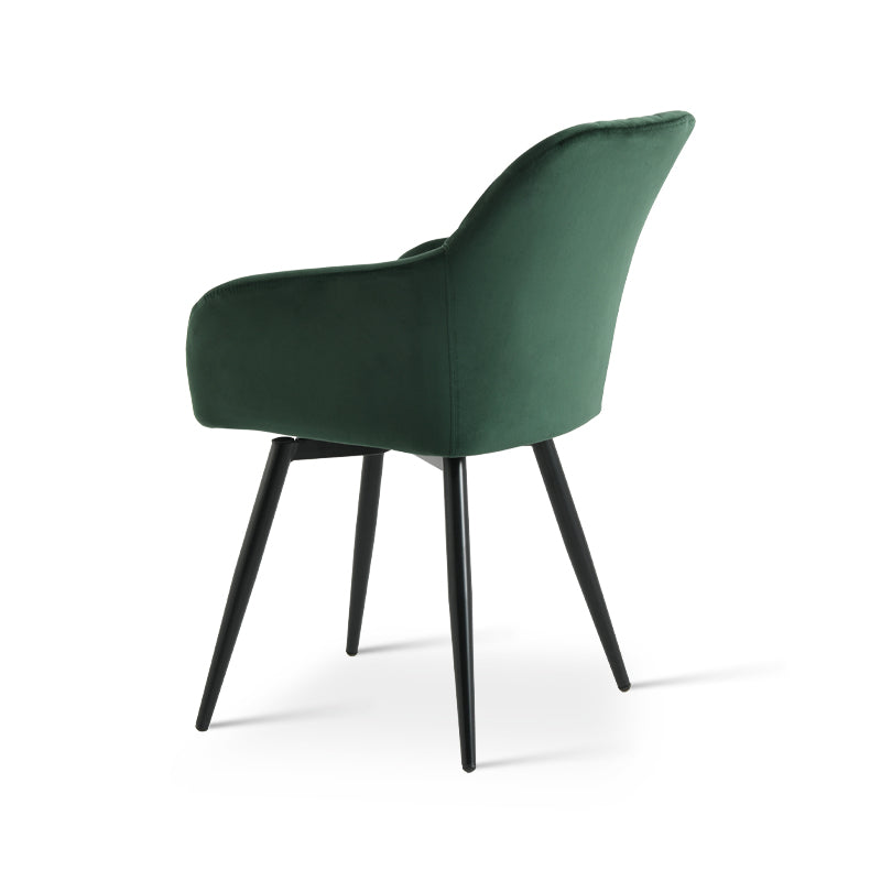 Frazer Diamond 360° Draaibare Eetkamerstoel [Set van 2] [Fluweel]