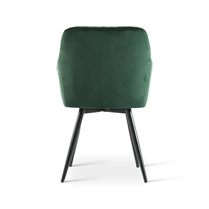 Frazer Diamond 360° Draaibare Eetkamerstoel [Set van 2] [Fluweel]