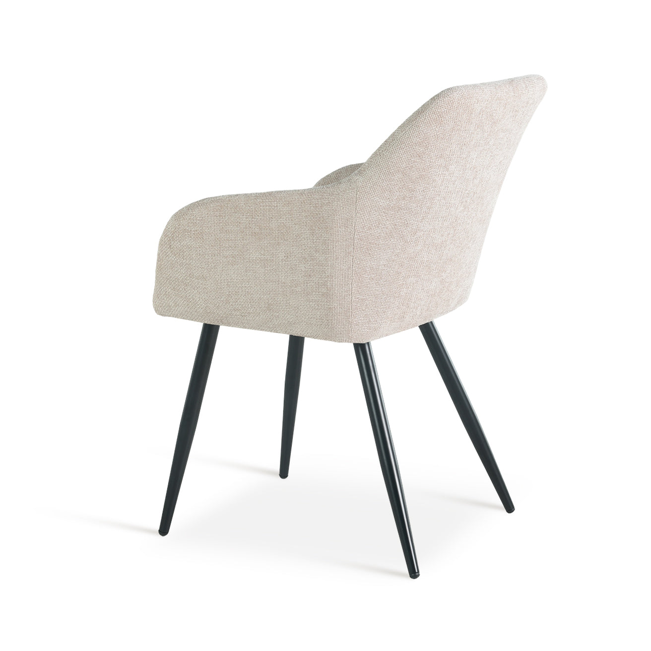 Armlehnenstuhl Kaya [2er Set] [Leinen Stoff] Ofcasafurniture DE