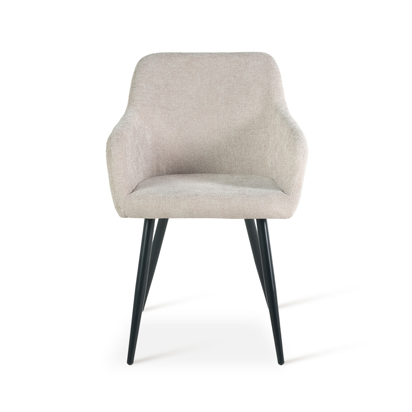 Armlehnenstuhl Kaya [2er Set] [Leinen Stoff] Ofcasafurniture DE