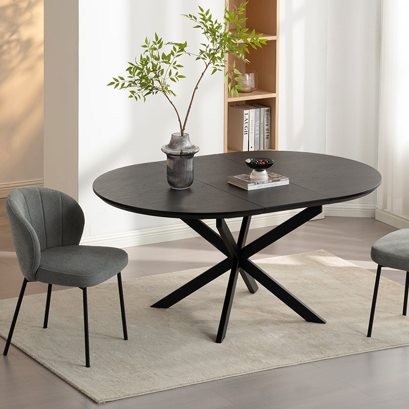 Beverly Uitschuifbare Ronde Eettafel [120-160cm]