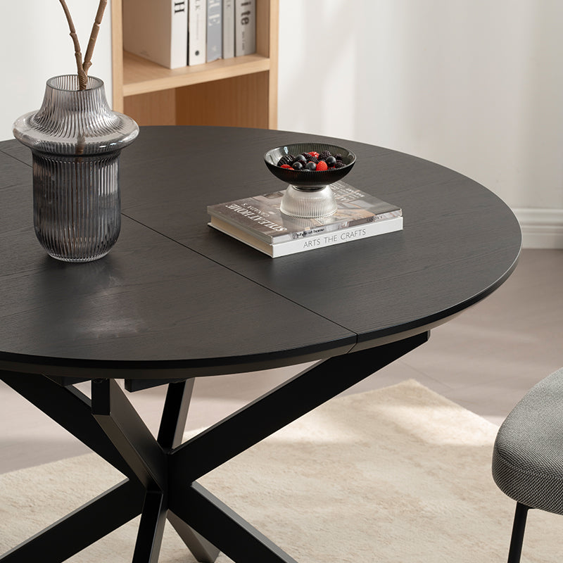 Beverly Uitschuifbare Ronde Eettafel [120-160cm]