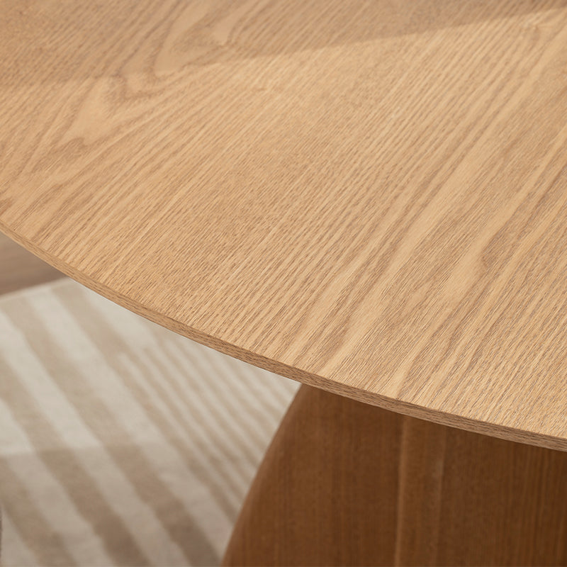 Gemma Ronde Eettafel [Zwart en Hout] [120 cm]