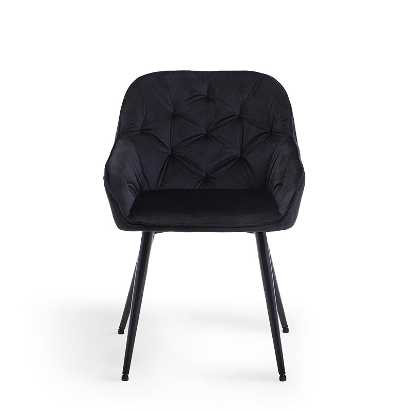 Keaton Eetkamerstoel [Set van 2] [Fluweel]