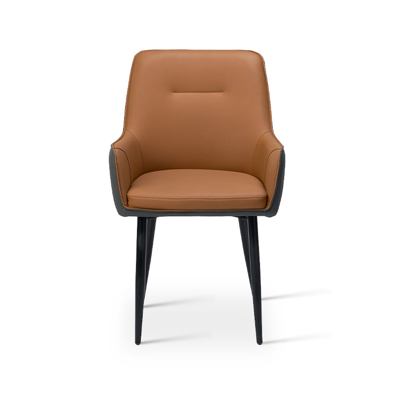 Laila Rechthoekige Eettafel en 6 Solis Eetkamerstoelen [Eetkamerset]