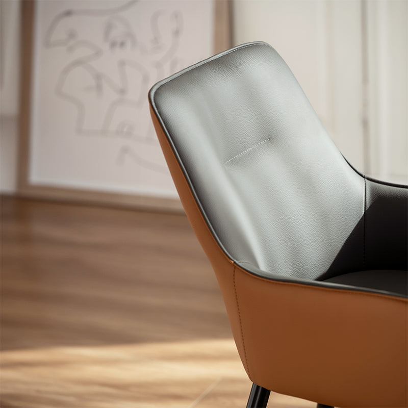 Laila Rechthoekige Eettafel en 6 Solis Eetkamerstoelen [Eetkamerset]