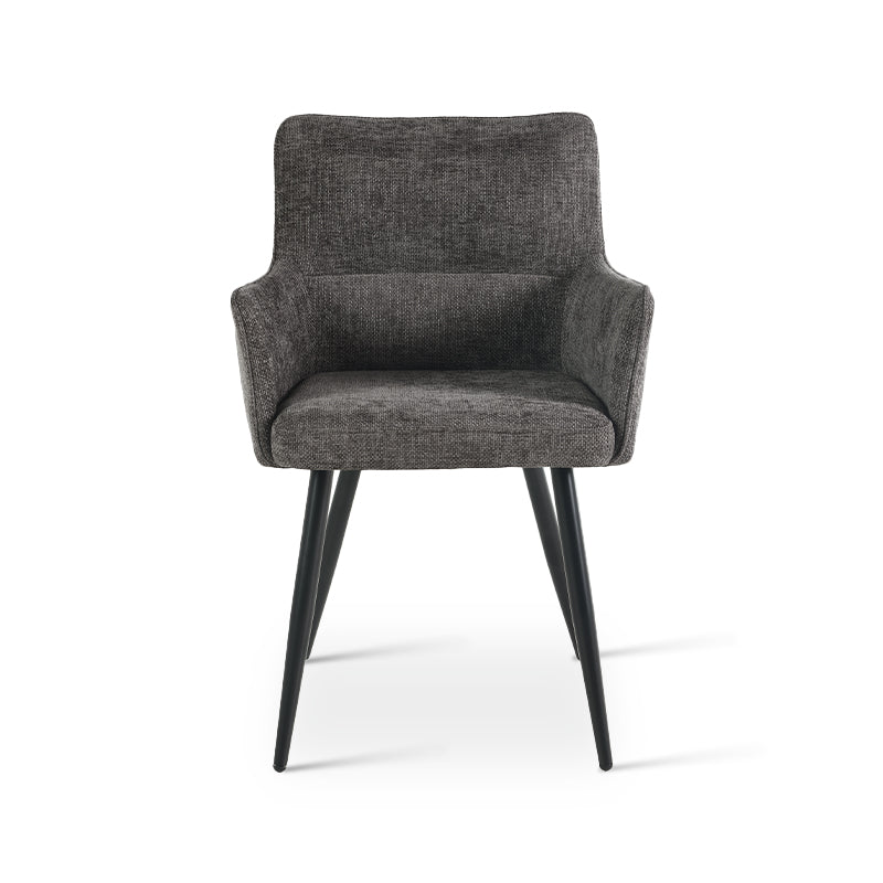 Armlehnenstuhl Kaya [2er Set] [Leinen Stoff] Ofcasafurniture DE