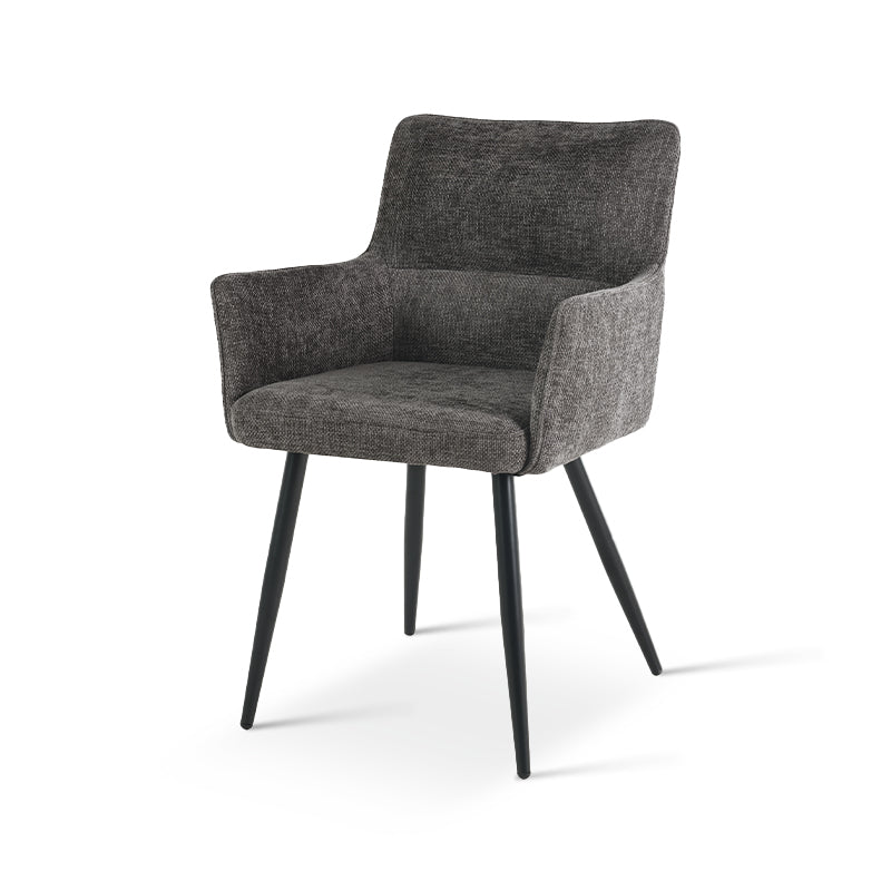 Armlehnenstuhl Kaya [2er Set] [Leinen Stoff] Ofcasafurniture DE