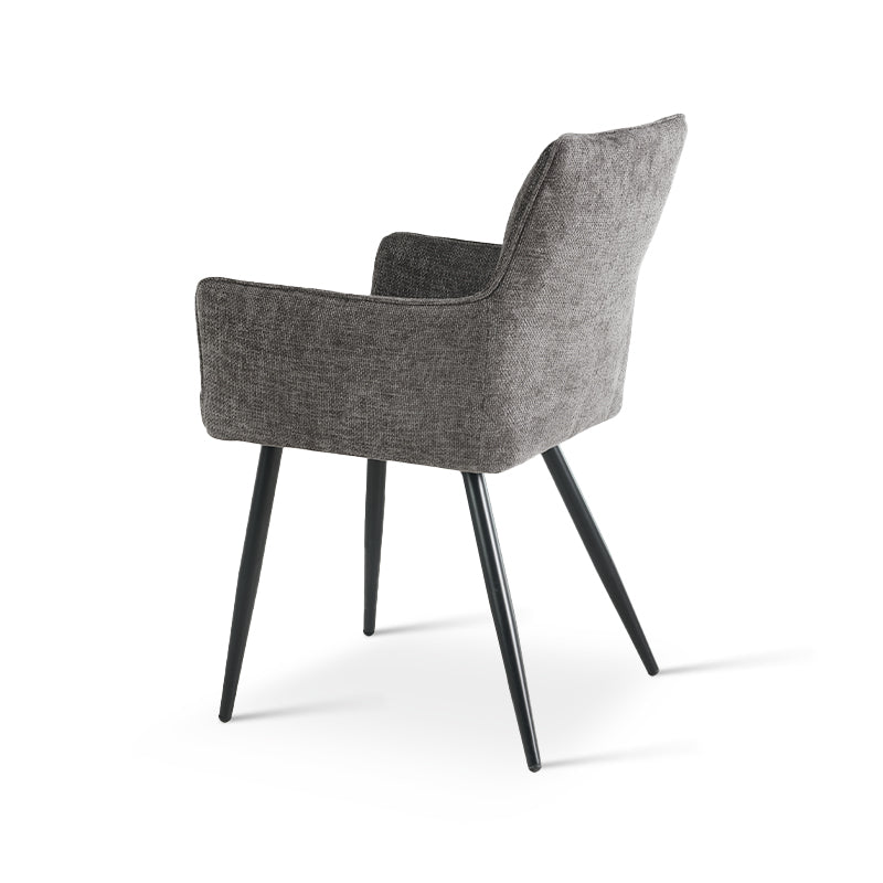 Armlehnenstuhl Kaya [2er Set] [Leinen Stoff] Ofcasafurniture DE