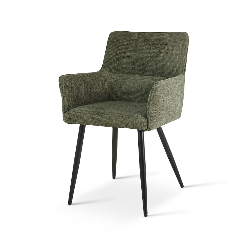 Armlehnenstuhl Kaya [2er Set] [Leinen Stoff] Ofcasafurniture DE