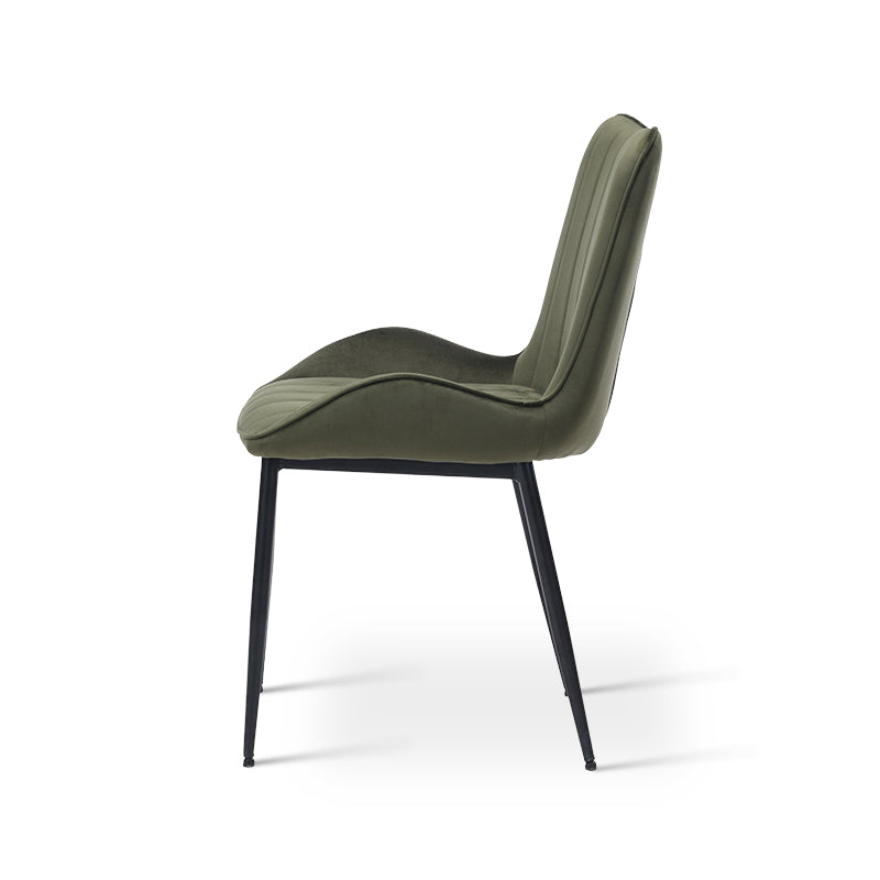 Edith Eetkamerstoel [Set van 2] [Fluweel]