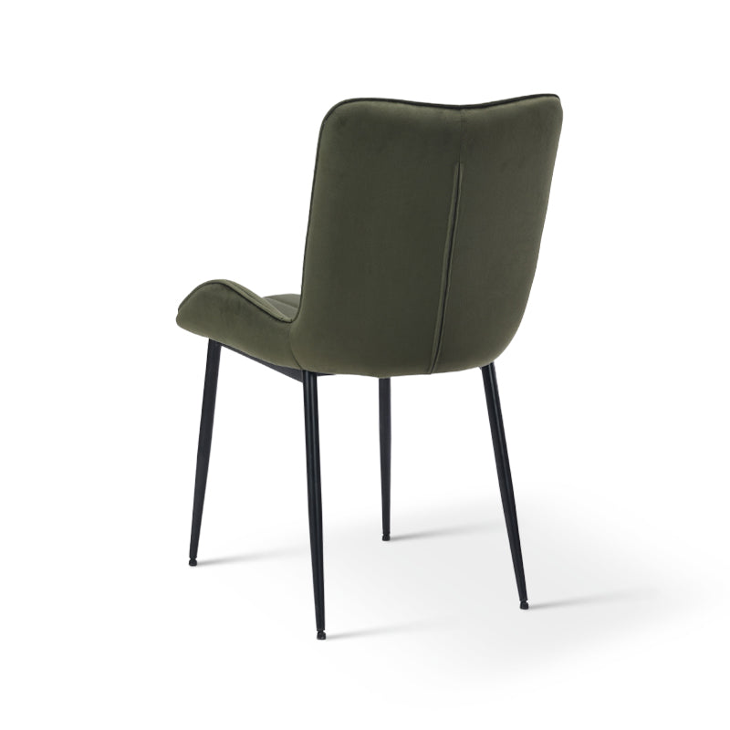 Edith Eetkamerstoel [Set van 2] [Fluweel]