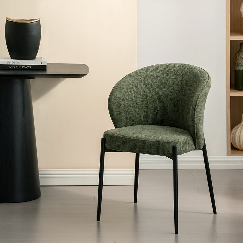 Bard Eetkamerstoel [Set van 2] [Linnen stof]